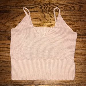 Brandy Melville yarn crop top